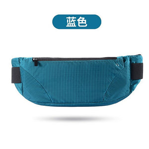 running belt men or women ultra light bounce free waist pouch bag fitness workout belt sport waist pack exercise waist bag for iphone x xr xs 7 plus 6 6+ samsung lg in running gym marathon (blue)