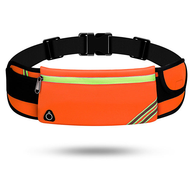 Running Belt Fanny Pack Belt Pouch / Belt Bag for Running Hiking Outdoor Exercise Traveling Sports Bag Reflective Adjustable Waterproof Waterproof Material Men&#039;s Women&#039;s Running Bag Adults