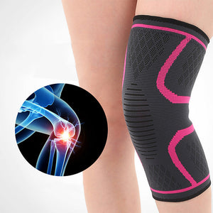 Knee Brace Knee Sleeve for Joint Pain and Arthretith Marathon Running Anti-slip Strap Compression Collision Avoidance Fast Dry Breathable Men&#039;s Women&#039;s Emulsion Spandex Fabric 1 Piece Sports Daily