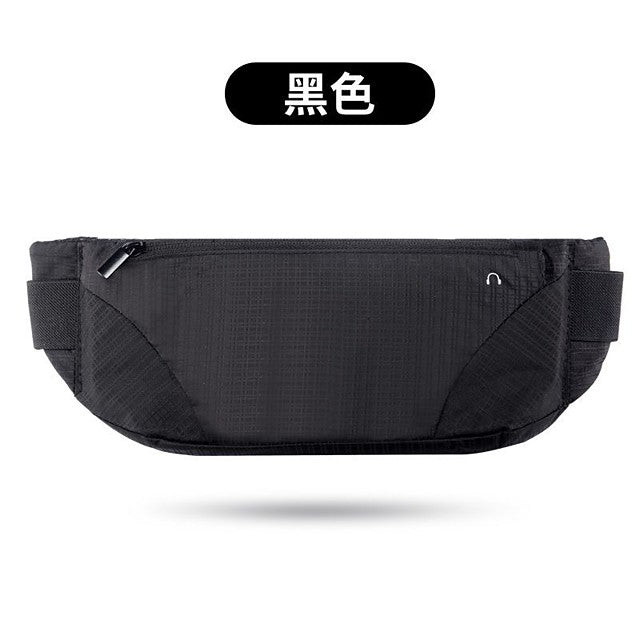 running belt men or women ultra light bounce free waist pouch bag fitness workout belt sport waist pack exercise waist bag for iphone x xr xs 7 plus 6 6+ samsung lg in running gym marathon (blue)