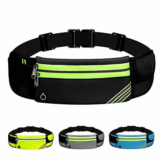 running pouch belt waist pack bag waterproof runners belt fanny pack travelling money cell phone holder for running accessories for iphone x xs max iphone 8 7 6 plus (black/26-45)