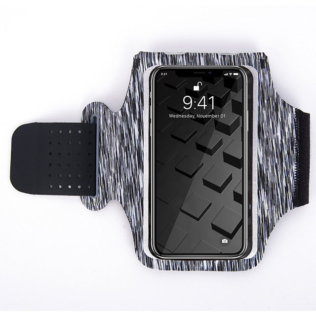 Phone Armband Running Armband for Running Hiking Outdoor Exercise Traveling Sports Bag Adjustable Waterproof Portable Waterproof Material Men&#039;s Women&#039;s Running Bag Adults