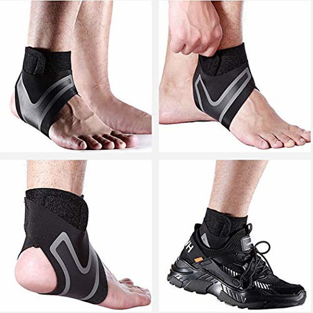 ankle brace for men &amp;amp; women adjustable compression ankle support wrap perfect ankle sleeve