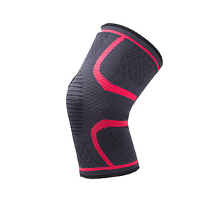 Knee Brace Knee Sleeve for Joint Pain and Arthretith Running Marathon Anti-slip Strap Compression Collision Avoidance Fast Dry Breathable Men&#039;s Women&#039;s Nylon 1 Piece Sports Daily Wear Red Fuchsia Grey