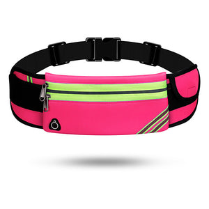 Running Belt Fanny Pack Belt Pouch / Belt Bag for Running Hiking Outdoor Exercise Traveling Sports Bag Reflective Adjustable Waterproof Waterproof Material Men&#039;s Women&#039;s Running Bag Adults