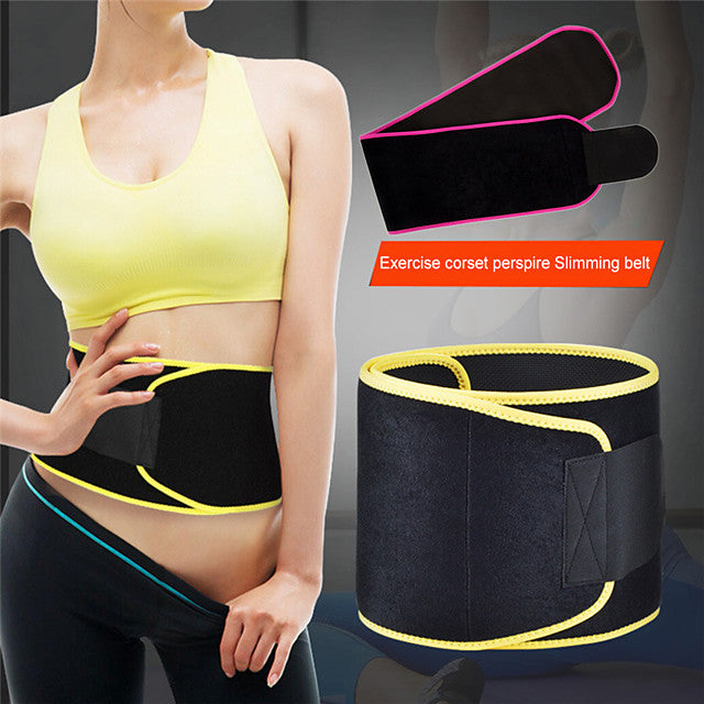 Back Support / Lumbar Support Belt for Yoga Fitness Gym Workout Adjustable Elasticity Tummy Fat Burner Sweat-wicking Unisex Other 1 Piece Daily Wear Fuchsia Blue