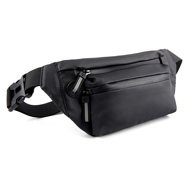 Running Belt Fanny Pack Belt Pouch / Belt Bag for Running Hiking Outdoor Exercise Traveling Sports Bag Reflective Adjustable Waterproof PU Men&#039;s Women&#039;s Running Bag Adults