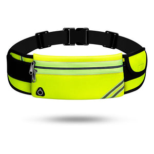 Running Belt Fanny Pack Belt Pouch / Belt Bag for Running Hiking Outdoor Exercise Traveling Sports Bag Reflective Adjustable Waterproof Waterproof Material Men&#039;s Women&#039;s Running Bag Adults