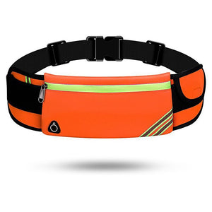 sport hip bag  bum bag for women and men  belt bag  waterproof running bag  running belt with night reflective tape  fits all cell phones up to 6.5 inches for jogging  hiking  gym