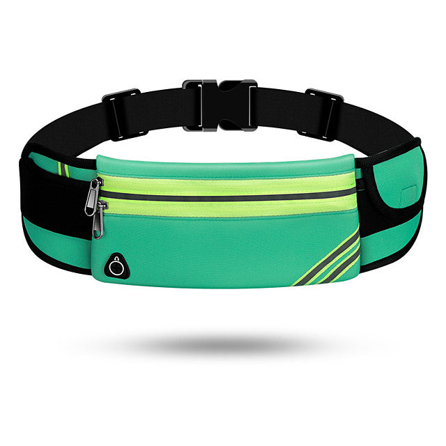 Running Belt Fanny Pack Belt Pouch / Belt Bag for Running Hiking Outdoor Exercise Traveling Sports Bag Reflective Adjustable Waterproof Waterproof Material Men&#039;s Women&#039;s Running Bag Adults