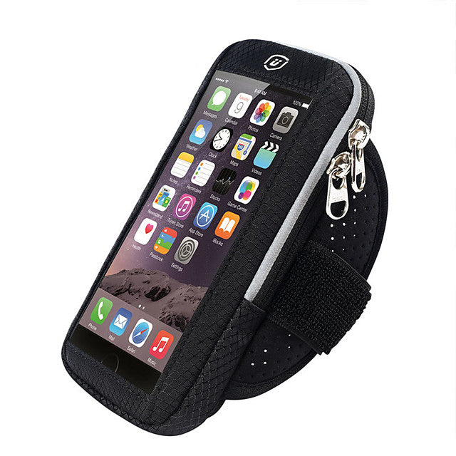 Phone Armband Running Armband for Running Hiking Outdoor Exercise Traveling Sports Bag Reflective Adjustable Waterproof Nylon Neoprene Men&#039;s Women&#039;s Running Bag Adults