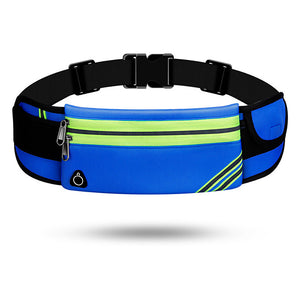 Running Belt Fanny Pack Belt Pouch / Belt Bag for Running Hiking Outdoor Exercise Traveling Sports Bag Reflective Adjustable Waterproof Waterproof Material Men&#039;s Women&#039;s Running Bag Adults