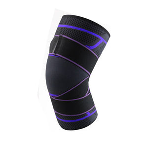 Knee Brace Knee Sleeve Sporty for Joint Pain and Arthretith Marathon Running Adjustable Anti-slip Strap Joint support Men&#039;s Women&#039;s Silicon Nylon Spandex Fabric 1 Piece Sports Black / Red