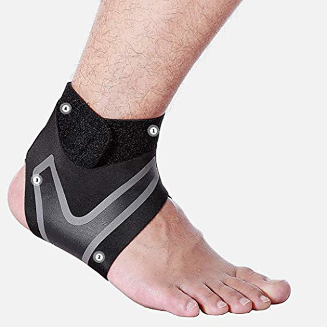 ankle brace for men &amp;amp; women adjustable compression ankle support wrap perfect ankle sleeve