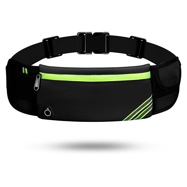 Running Belt Fanny Pack Belt Pouch / Belt Bag for Running Hiking Outdoor Exercise Traveling Sports Bag Reflective Adjustable Waterproof Waterproof Material Men&#039;s Women&#039;s Running Bag Adults