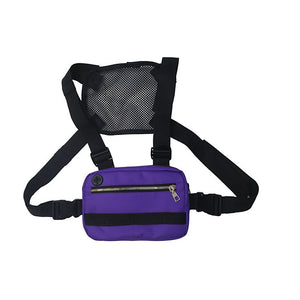 men women chest rig bag hip hop streetwear waist bag adjustable chest bags fanny pack