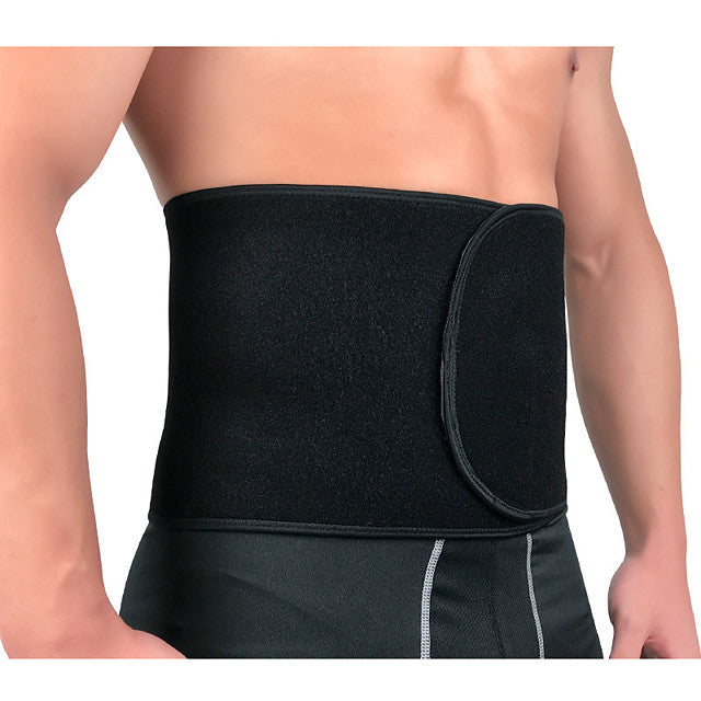 Back Brace Back Support / Lumbar Support Belt Waist Trimmer / Sauna Belt for Fitness Gym Workout Adjustable Muscle support Compression Tummy Fat Burner Sweat Out Men&#039;s Women&#039;s Rubber 1 Piece Sports