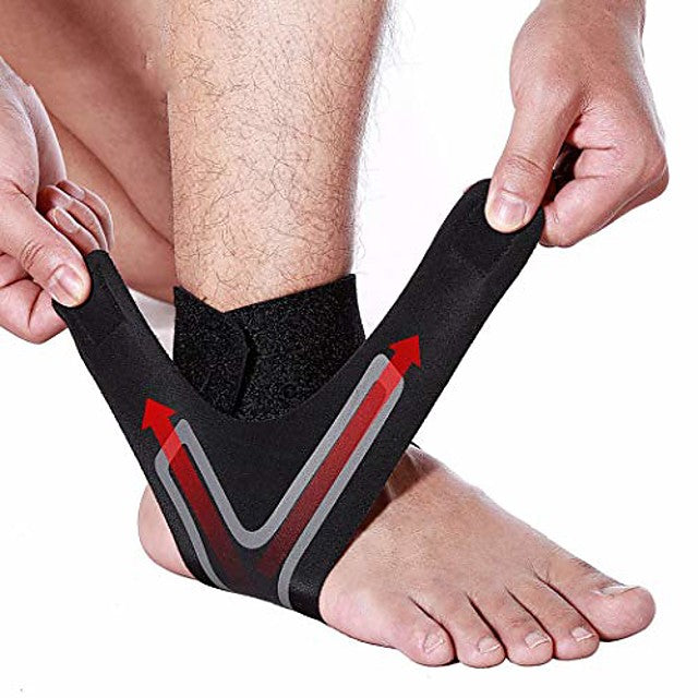 ankle brace for men &amp;amp; women adjustable compression ankle support wrap perfect ankle sleeve