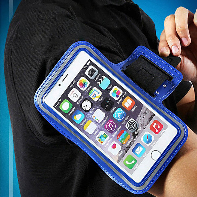 Phone Armband Wrist Pouch Running Armband for Cross-Country Motobike / Motorcycle Jogging Trekking Sports Bag Touch Screen Adjustable Waterproof Waterproof Material Men&#039;s Women&#039;s Running Bag Adults