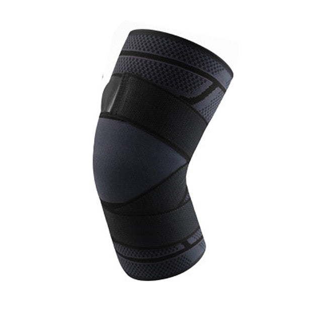 Knee Brace Knee Sleeve Sporty for Joint Pain and Arthretith Marathon Running Adjustable Anti-slip Strap Joint support Men&#039;s Women&#039;s Silicon Nylon Spandex Fabric 1 Piece Sports Black / Red