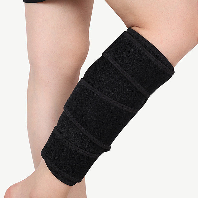 Leg Sleeves Calf Support Calf Compression Sleeves Sporty for Running Marathon Basketball Moisture Wicking Elastic Breathable Men&#039;s Women&#039;s Spandex Fabric 1 Pair Sports Black