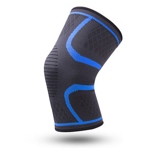 Knee Brace for Running Camping / Hiking Hiking Elastic Protection Breathable Nylon Emulsion Spandex Fabric 1 Sports Outdoor Athletic Black Red Blue