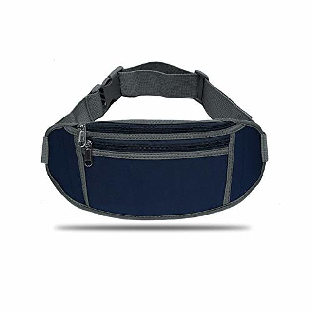 running belt  fanny pack  phone holder for running  workout pouch  fitness workout belt for man &amp;amp; woman casual  jogging  work  workout  hiking  running and other outdoor activities (dark blue)