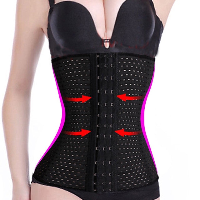 Corset for Yoga Walking Jogging Portable Soft Stretchy Women&#039;s Polyester 1pc Daily Black Pearl Pink